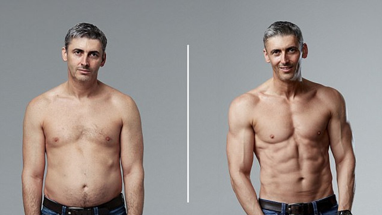 Dieser Familienvater hat mit 40 Jahren einen verblüffenden körperlichen Wandel geschafft! Seine Methode ist einfach genial!