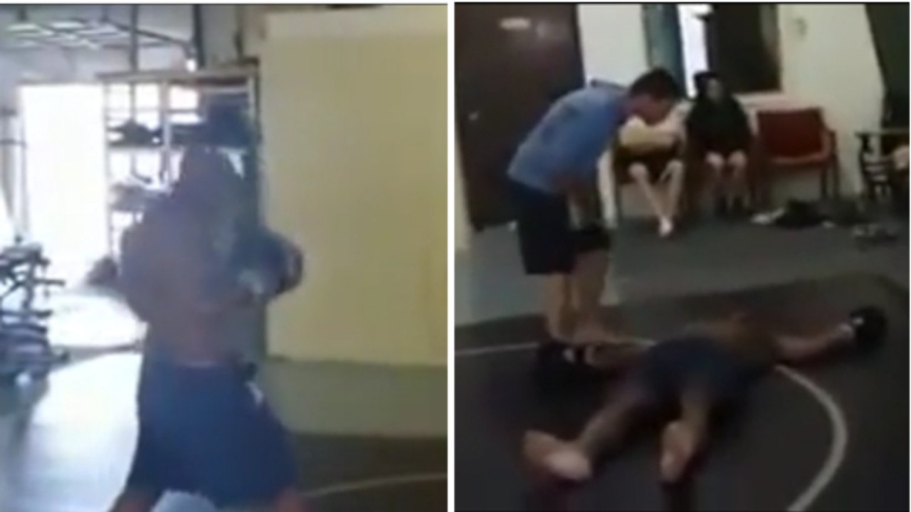 Beeindruckender K. o. im Fitnessstudio