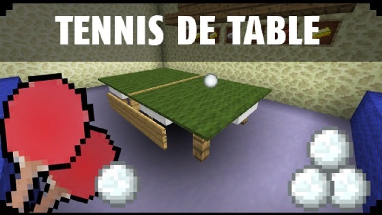 Minecraft : jouez au ping-pong grâce à une seul...