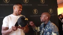 Anthony Joshua macht Mayweather ein unerwartetes Angebot für seinen Kampf gegen McGregor