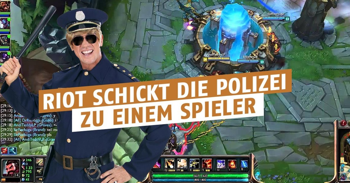 League of Legends: Wegen LoL! Polizei stattet Spieler einen Besuch ab!