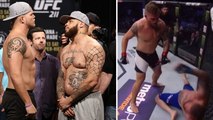 UFC 211: Rashad Coulter zeigt bei dem Kampf gegen Chase Sherman einen spektakulären Ellenbogenschlag