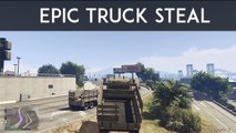 GTA 5 : Michael a trouvé le moyen le plus efficace pour arrêter un camion