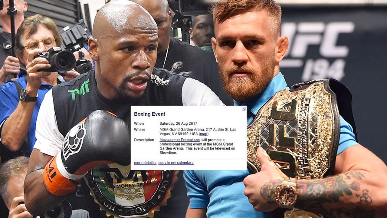 Kampf zwischen Mayweather und McGregor: Datum und Ort sollen stehen