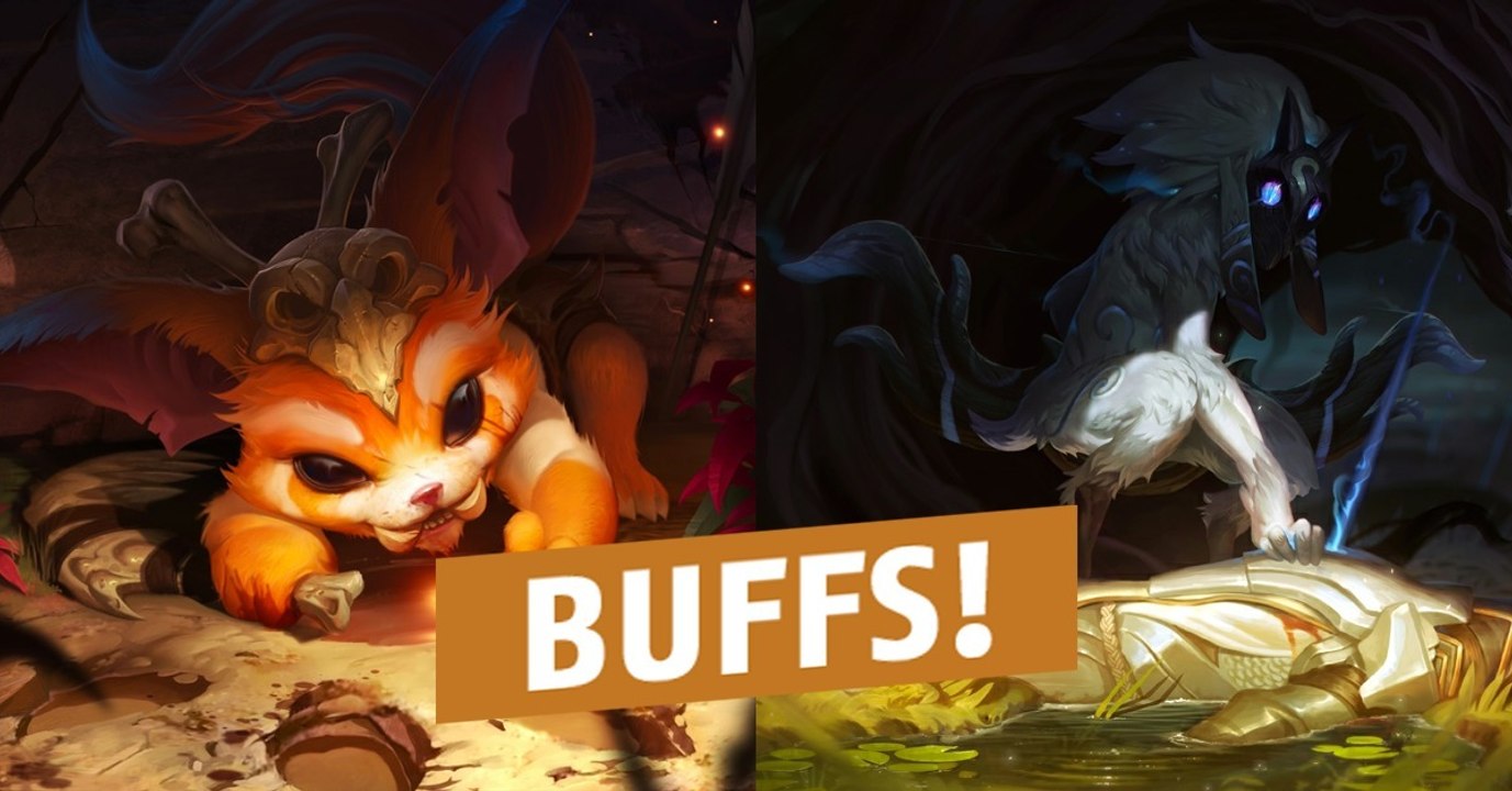 League of legends: gnar und kindred erhalten ordentliche buffs