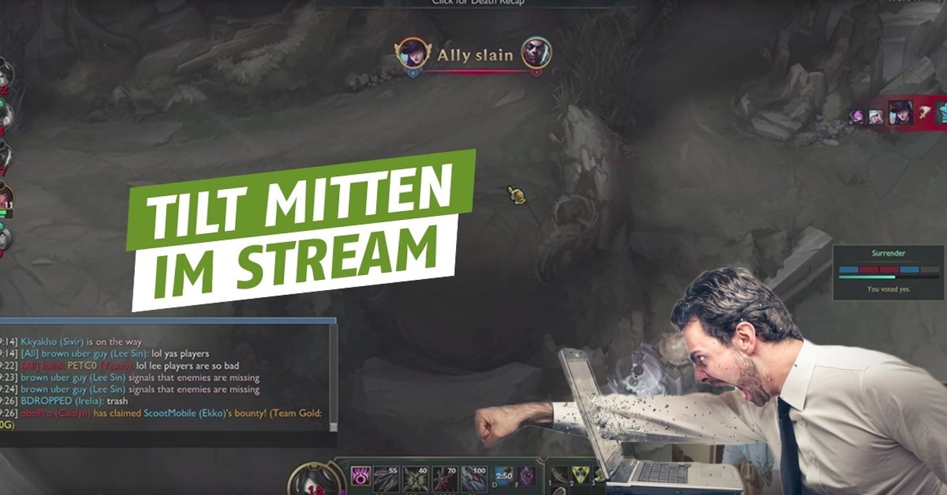 League of Legends: Streamer bringt es auf unerreichtes Tilt-Level