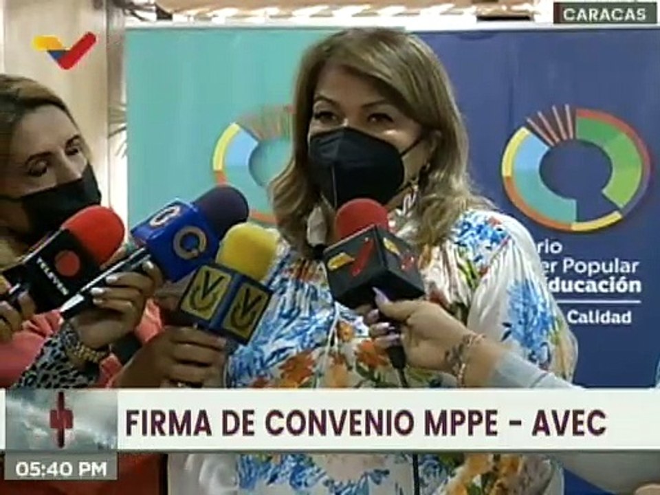 Entérate | MPPE firmó convenio con la AVEC para fortalecer el sector educativo