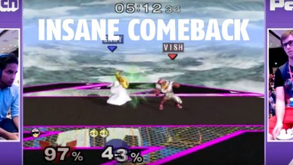 Super Smash Bros Melee : un joueur fait une remontée incroyable alors qu'il est mené 3-1 !