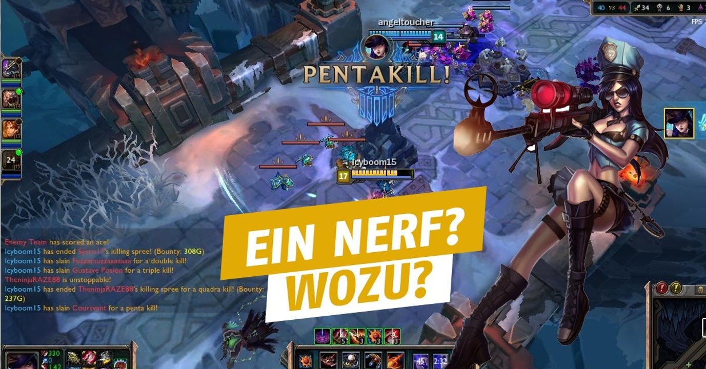 League of Legends: Deshalb hat sich die Winrate von Caitlyn nach dem Nerf verbessert