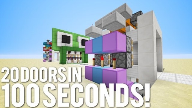 Minecraft : découvrez 20 portes originales en moins de 2 minutes !