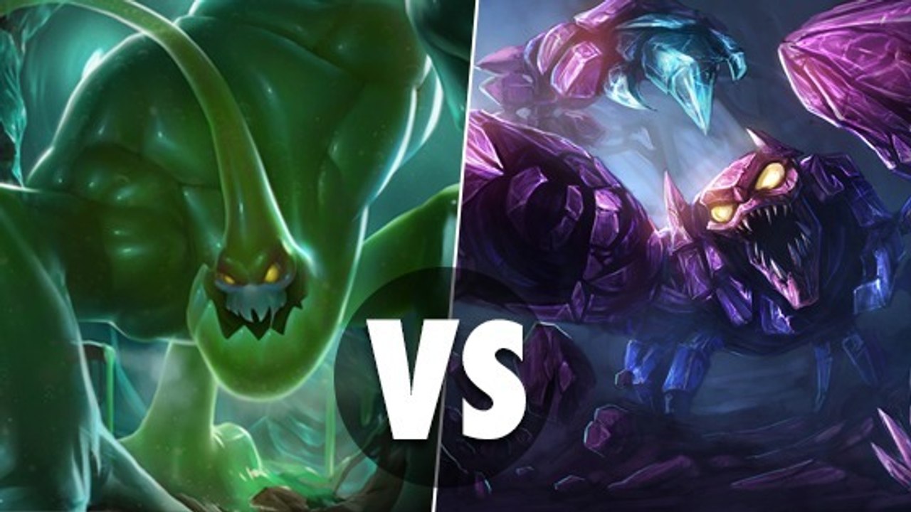 League of Legends : voila ce qui arrive quand Zac se fait cancel son jump par l'ultime de Skarner