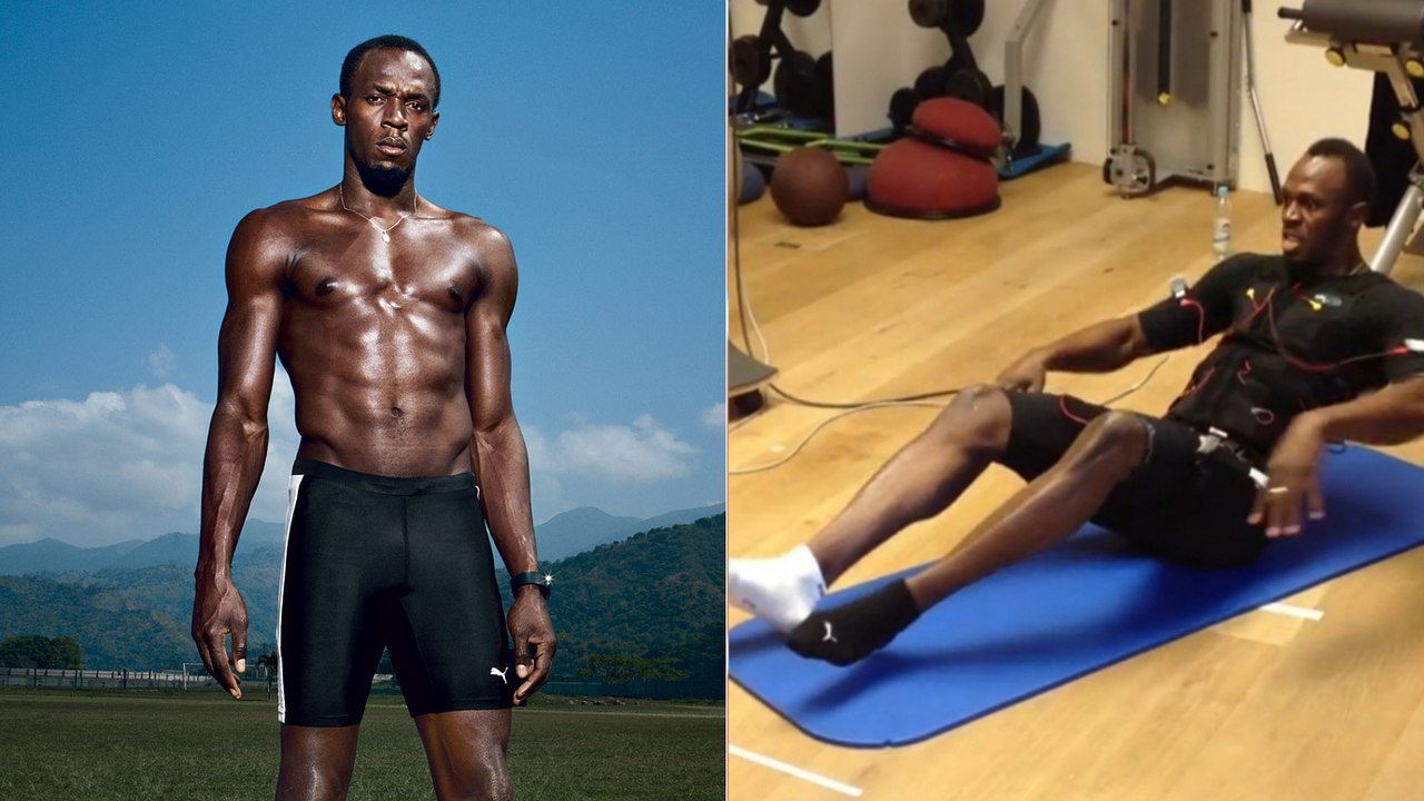 So hart trainiert Usain Bolt! Das intensive Workout des schnellsten Manns der Welt!