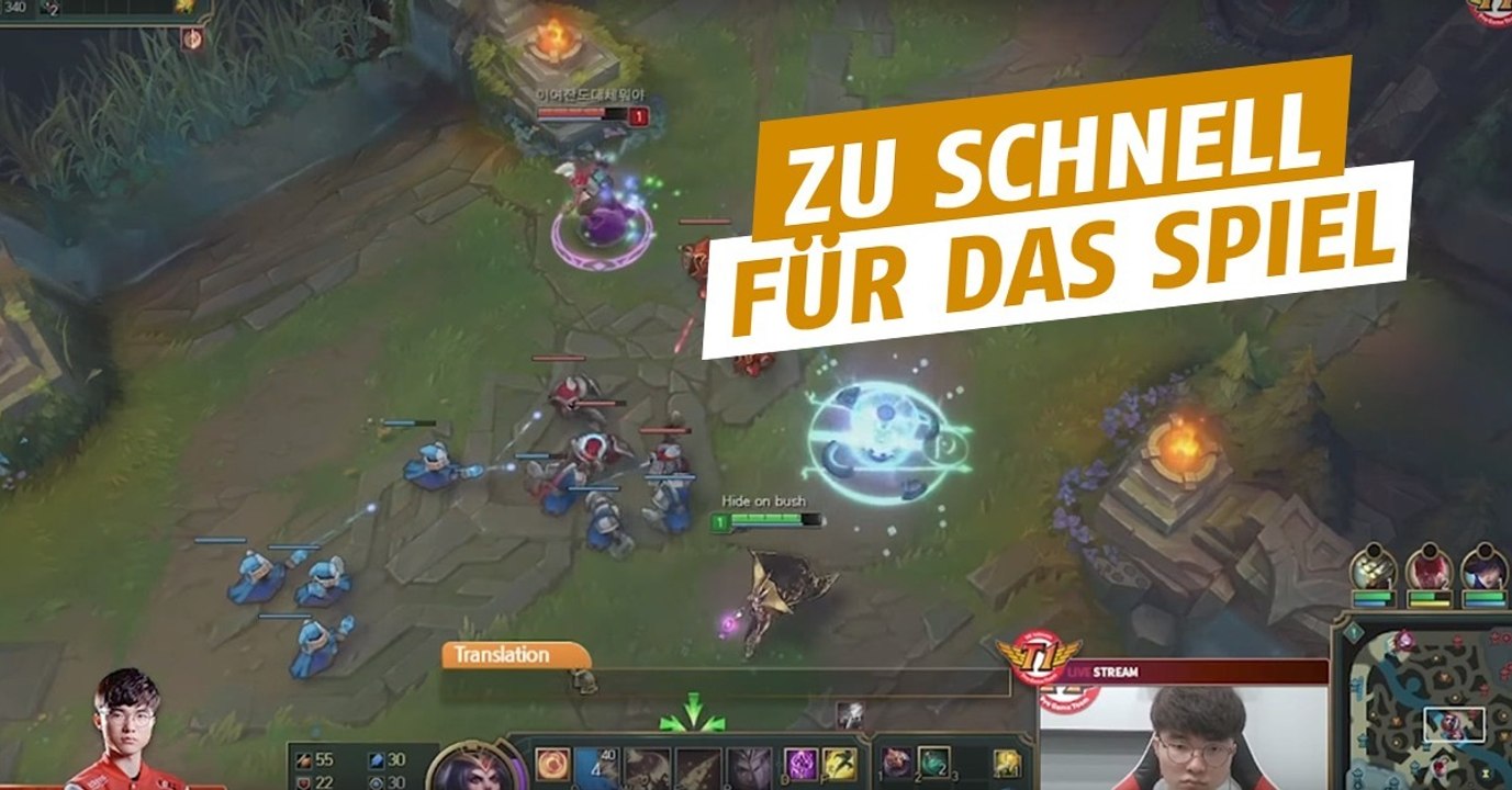 League of Legends: Faker bewegt sich so schnell, dass er für einen Cheater gehalten wird
