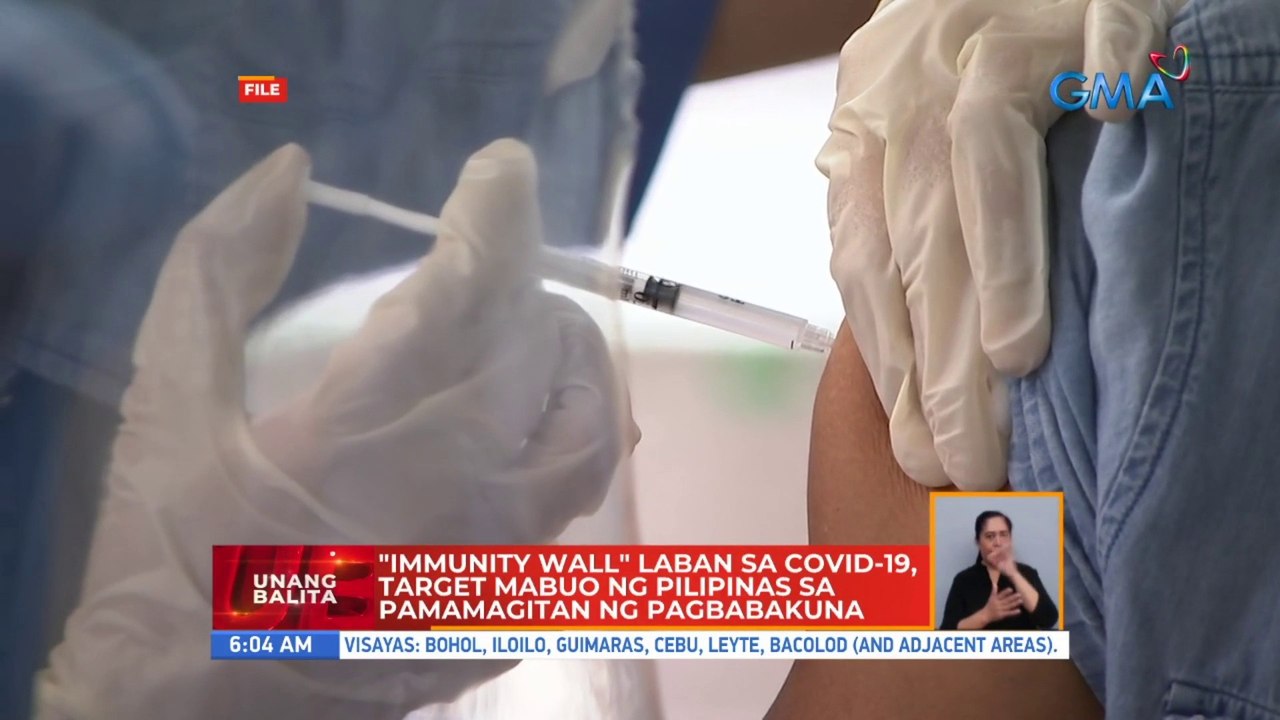 'Immunity Wall' vs. COVID-19, nais mabuo ng PHL sa pamamagitan ng pagbabakuna | UB