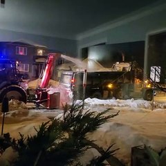 City Shoots Snow into Trucks After Snowstorms