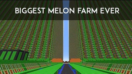 Minecraft : la plus grande usine à melons jamais créée !