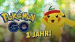 Niantic feiert den 1. Geburtstag von Pokémon GO: Pikachu mit Ash-Kappe unterwegs