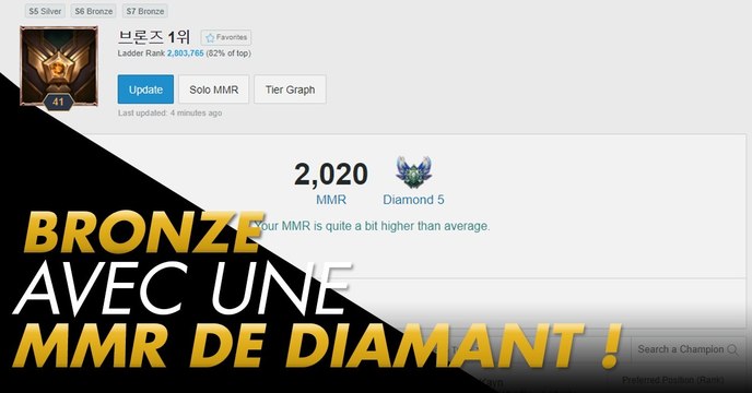League of Legends : on a trouvé le meilleur joueur Bronze du jeu