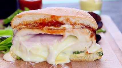 Burger de poulet farci : Une recette savoureuse à tester