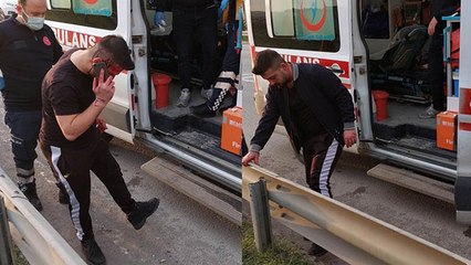 Kazada kanlar içinde kaldı, ayakkabısı çamurlu diye ambulanstan indi
