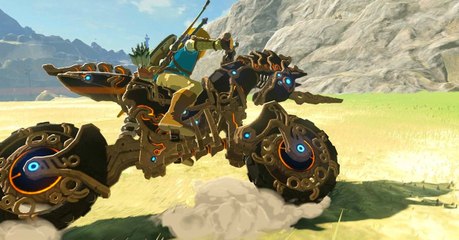 Zelda Breath of the Wild : la motocross de Link, un véhicule unique du DLC !