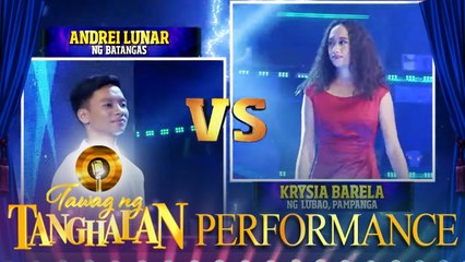 Andrei Lunar vs Krysia Barela | Ika’y Mahal Pa Rin | Tawag Ng Tanghalan