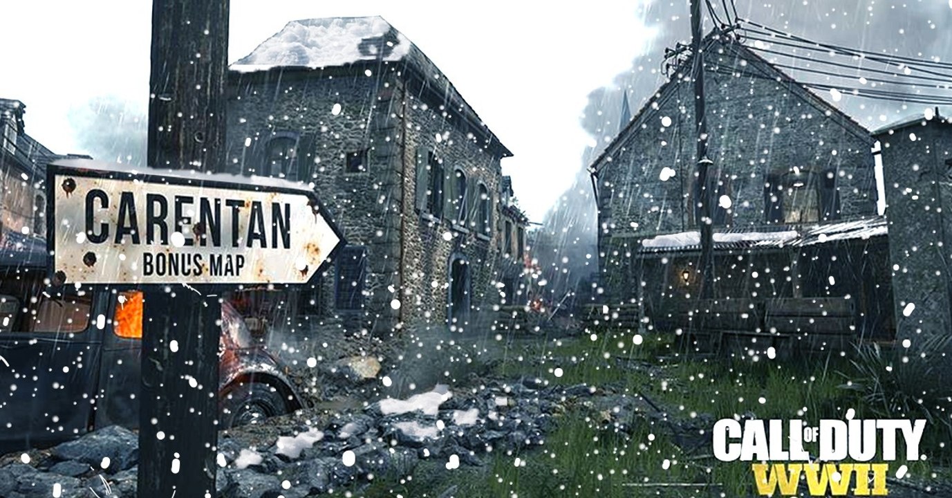 Call of Duty WW2 : la neige arrive sur Carentan avec un weekend double xp
