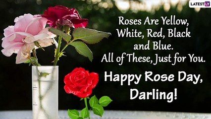 Rose Day 2022 Wishes: Cute Messages on Love and Happy Rose Day Quotes To Kick Off Valentine Week
