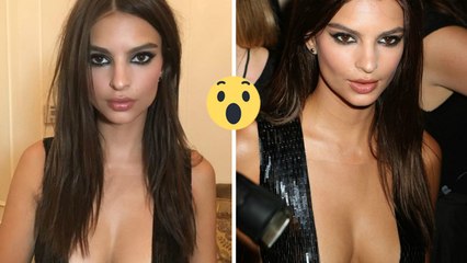 Emily Ratajkowski : sa robe ultra-décolletée à la Fashion Week de New York