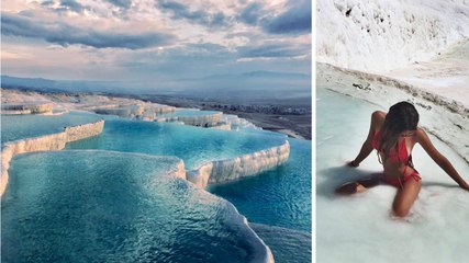 Pamukkale (Turquie) : découvrez la "forteresse de coton" et ses eaux naturelles à 40 degrés