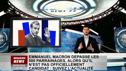 Emmanuel Macron cumule plus de 500 parrainages, même s'il n'est pas candidat officiel : Suivez l'act