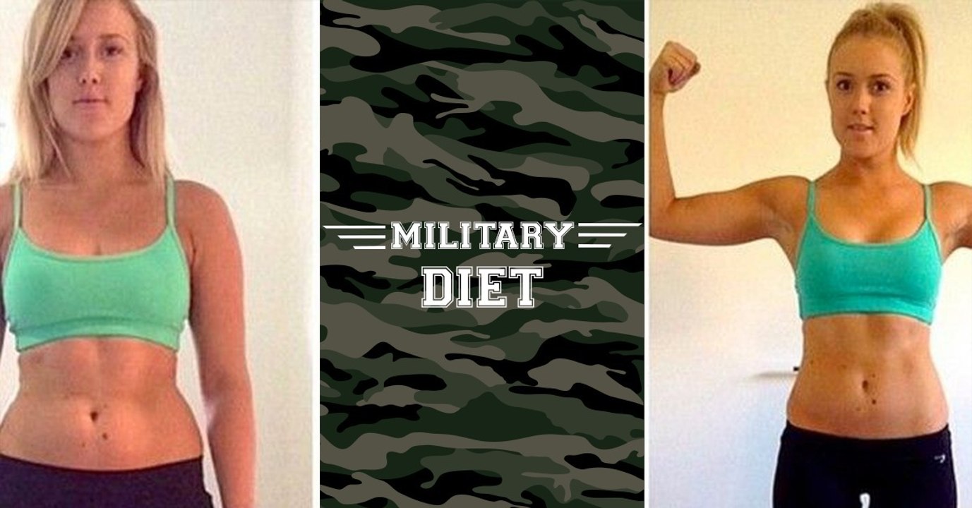 "Military diet" : le régime qui permet de perdre 4.5kg en seulement quelques jours !