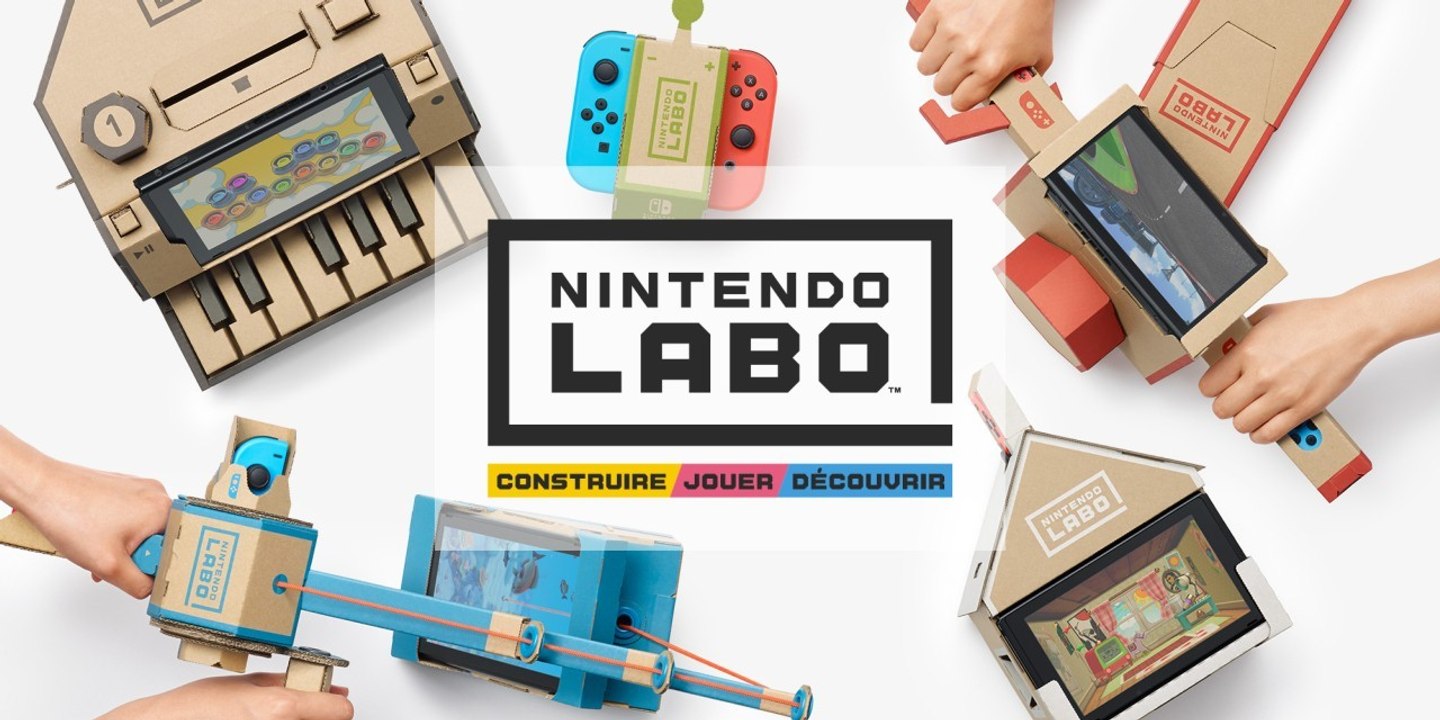 Nintendo Labo : prix, date de sortie, gameplay et infos sur les kits de construction