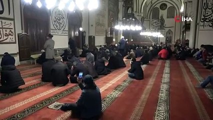 Bursa'da camilerde kandil coşkusu