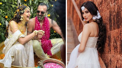 Download Video: Karishma Tanna ने Haldi Ceremony में Mouni Roy का Haldi Look किया Copy । Boldsky