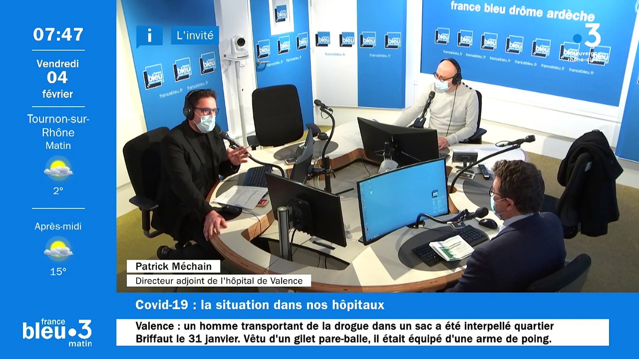 Patrick Méchain , directeur adjoint de l'hôpital de Valence