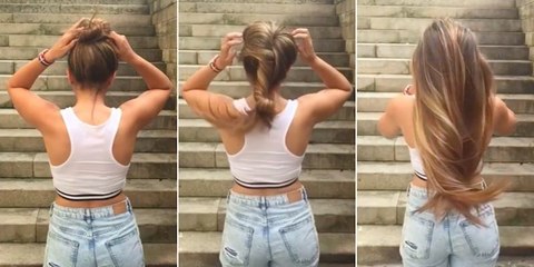 Le Bun Drop: le nouveau challenge sensuel des filles aux cheveux (extra) longs