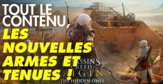 Assassin's Creed Origins The Hidden Ones DLC : contenu et ajouts, nouvelles tenues légendaires, armes et montures