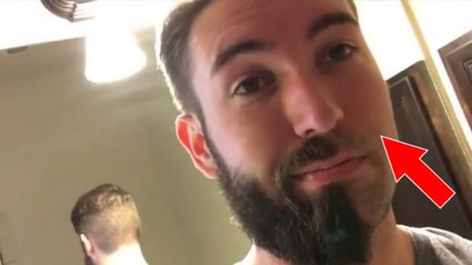 Cet homme décide de se raser la barbe pour faire une surprise à sa fille