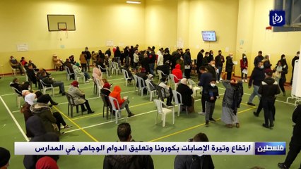 فلسطين:  بسبب كورونا .. تعليق الدوام الوجاهي في المدارس