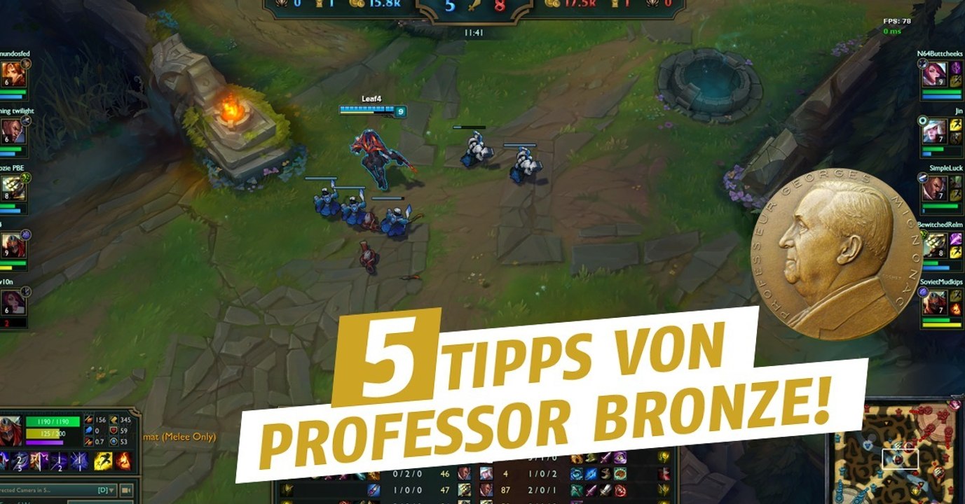 League of Legends: Professor Bronze hat ein paar Ratschläge für die Ranked Games