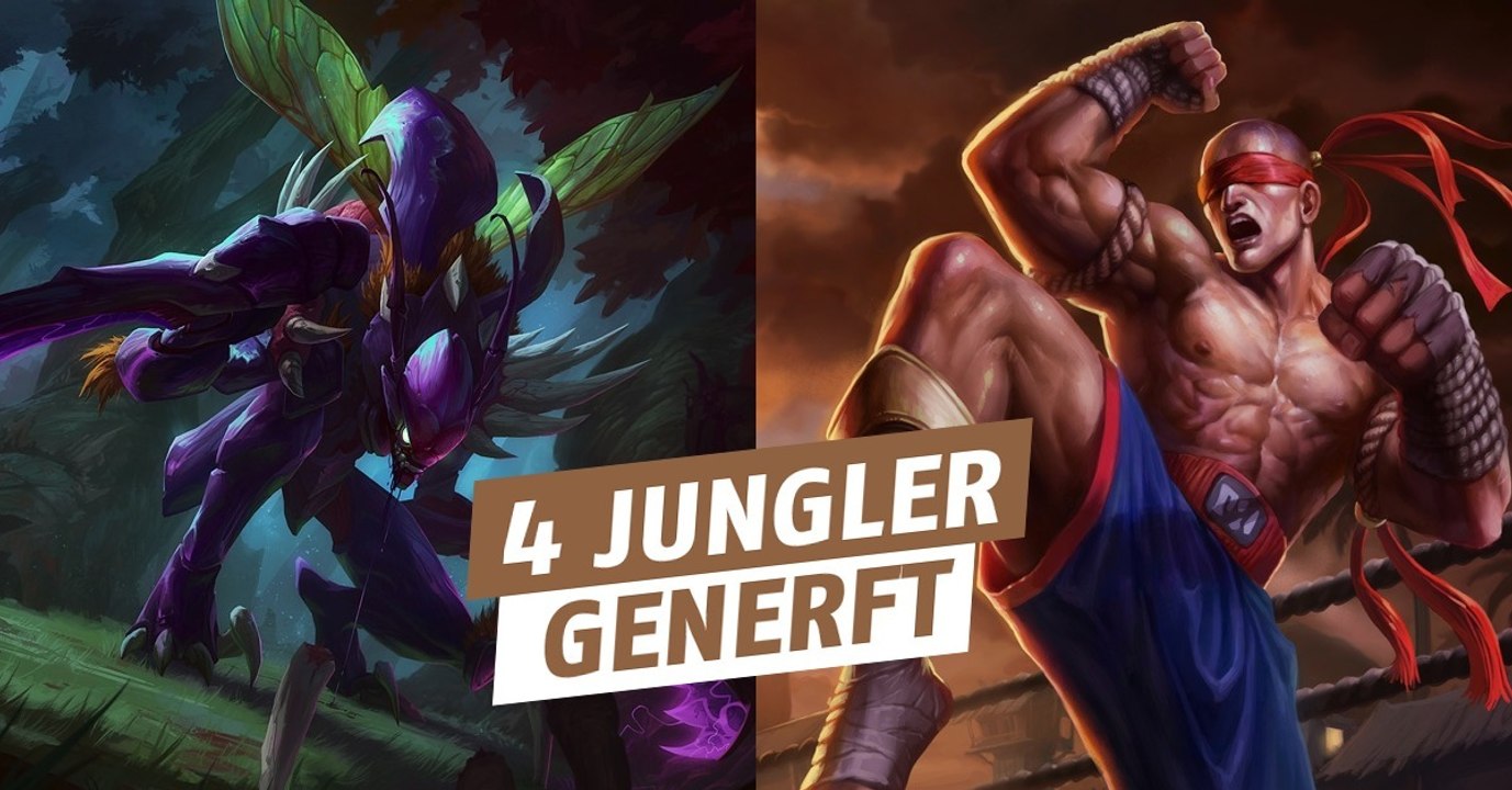 League of Legends: Vier Champions aus dem Dschungel erhalten bald einen Nerf