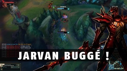 League of Legends : Jarvan 4 est la victime d'un bug assez puissant en ce moment !