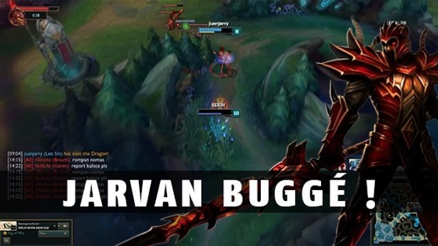 League of Legends : Jarvan 4 est la victime d'un bug assez puissant en ce moment !