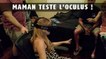 Oculus Rift : une maman teste le casque dans des montagnes russes