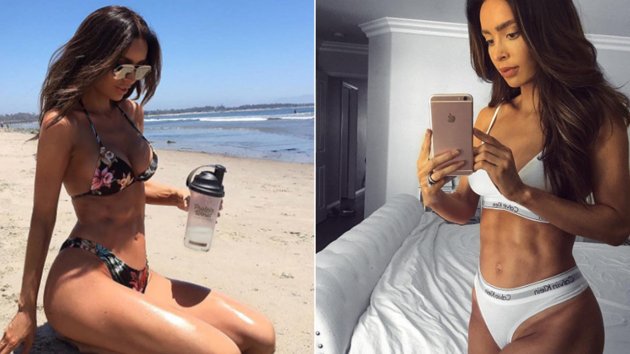 Dieses Fitgirl hat Wahnsinns-Bauchmuskeln, obwohl sie im 6. Monat schwanger ist!