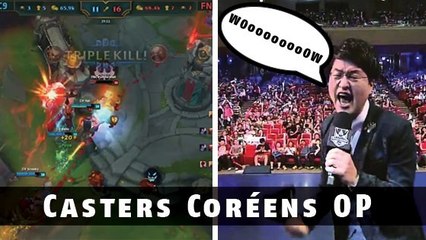 League of Legends : la réaction des casters coréens devant Fnatic - Cloud9 est épique