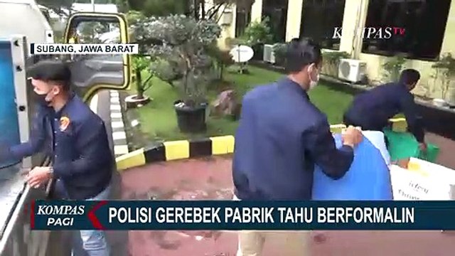 Polisi Gerebek Pabrik Tahu Berformalin di Subang, Pemilik Pabrik Ditetapkan Sebagai Tersangka
