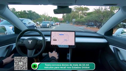 Tesla convoca donos de mais de 54 mil veículos para recall nos Estados Unidos