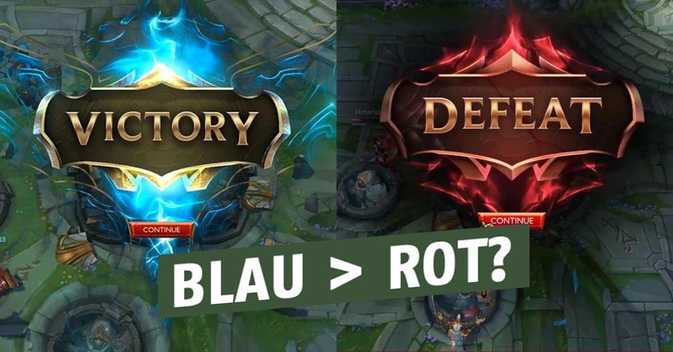 League of Legends: Deshalb gewinnt blau öfter als rot